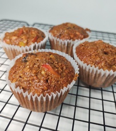 [1217] Muffin Integral de Maçã com Granola com 4un